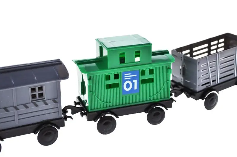 Дитяча залізниця Merry Christmas 66100/9263-7С коробка 46,5x30x6см - фото 5