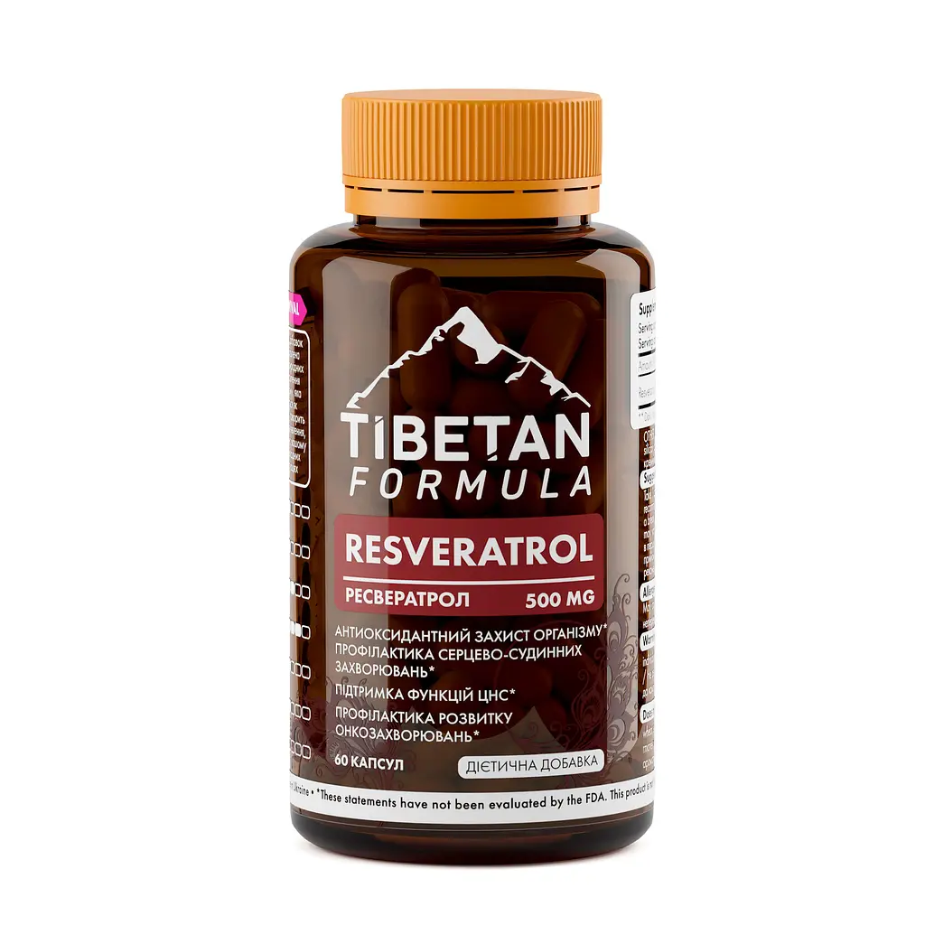 Ресвератрол Tibetan Formula 60 капсул