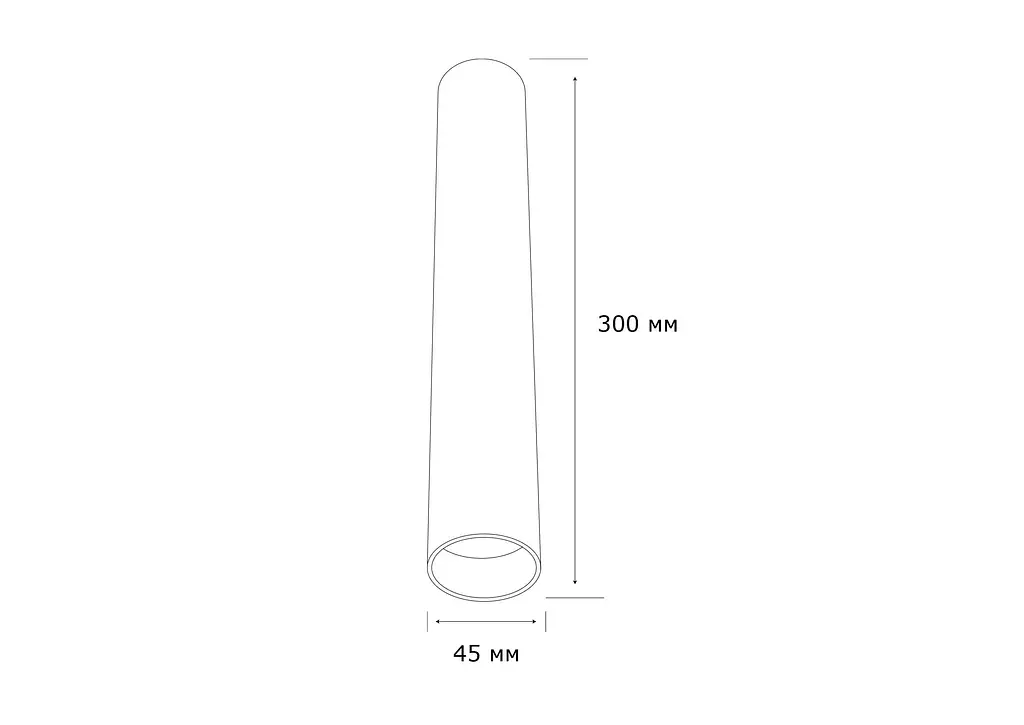 Точечный светильник MJ-Light D522A-COB7W BK 4000K - фото 2