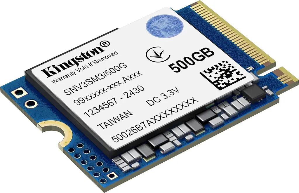 Накопитель SSD Kingston m.2 NVMe 500GB NV3 NVMe 2230 PCIe 4.0 x4 3D NAND 512 480 (SNV3SM3/500G) - фото 2