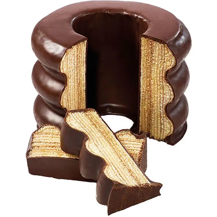 Пиріг Kuchenmeister Baumkuchen в чорному шоколаді 300 г - фото 2