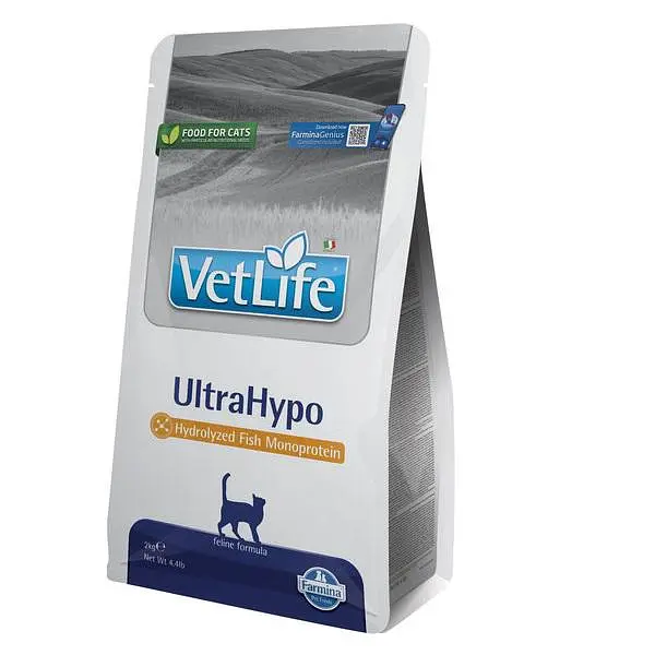 Сухий корм Farmina Vet Life UltraHypo для котів, при харчовій алергії, 2 кг