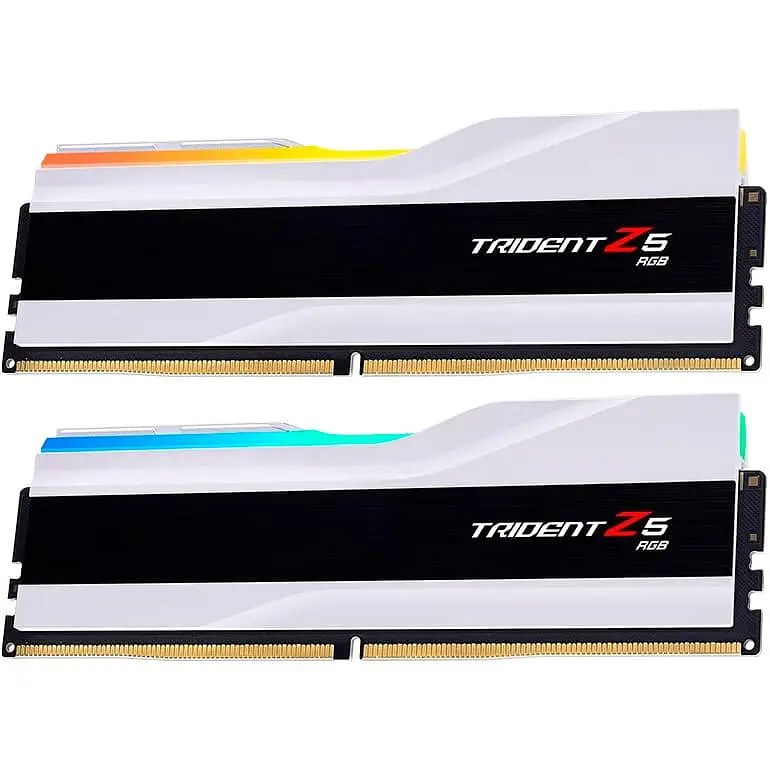 Модуль пам'яті G.Skill DDR5 64GB (2x32) Trident Z5 6400MHz RGB White (F5-6400J3239G32GX2-TZ5RW) - фото 2