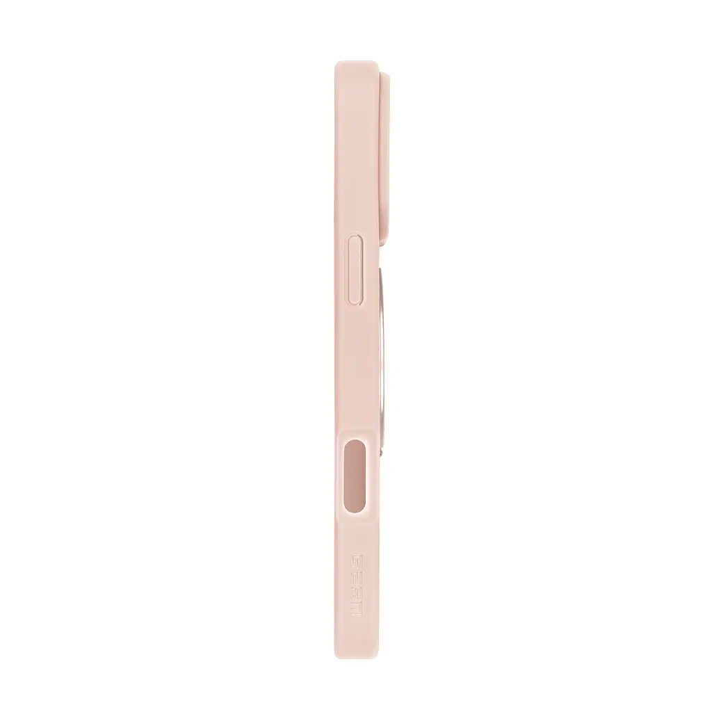 Противоударный чехол-панель для Apple iPhone 17 Pro Max, Unit Stand2, розовый, силикон + поликарбонат, защита всего корпуса, с подставкой, поддержка магнитных держателей и беспроводной зарядки (MagSafe), ArmorStandart (ARM86338) - фото 3