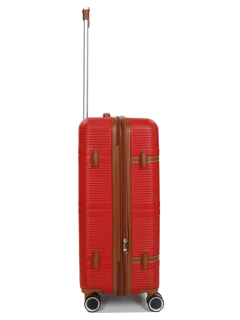 Валіза середня M ABS-пластик Worldline Airtex 629 67×45×27см 74л Червона - фото 8