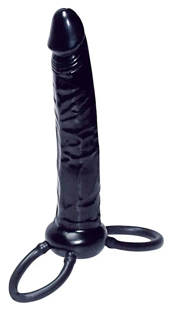Насадка на пеніс для подвійного проникнення You2Toys Anal Special 16 см чорний - фото 2
