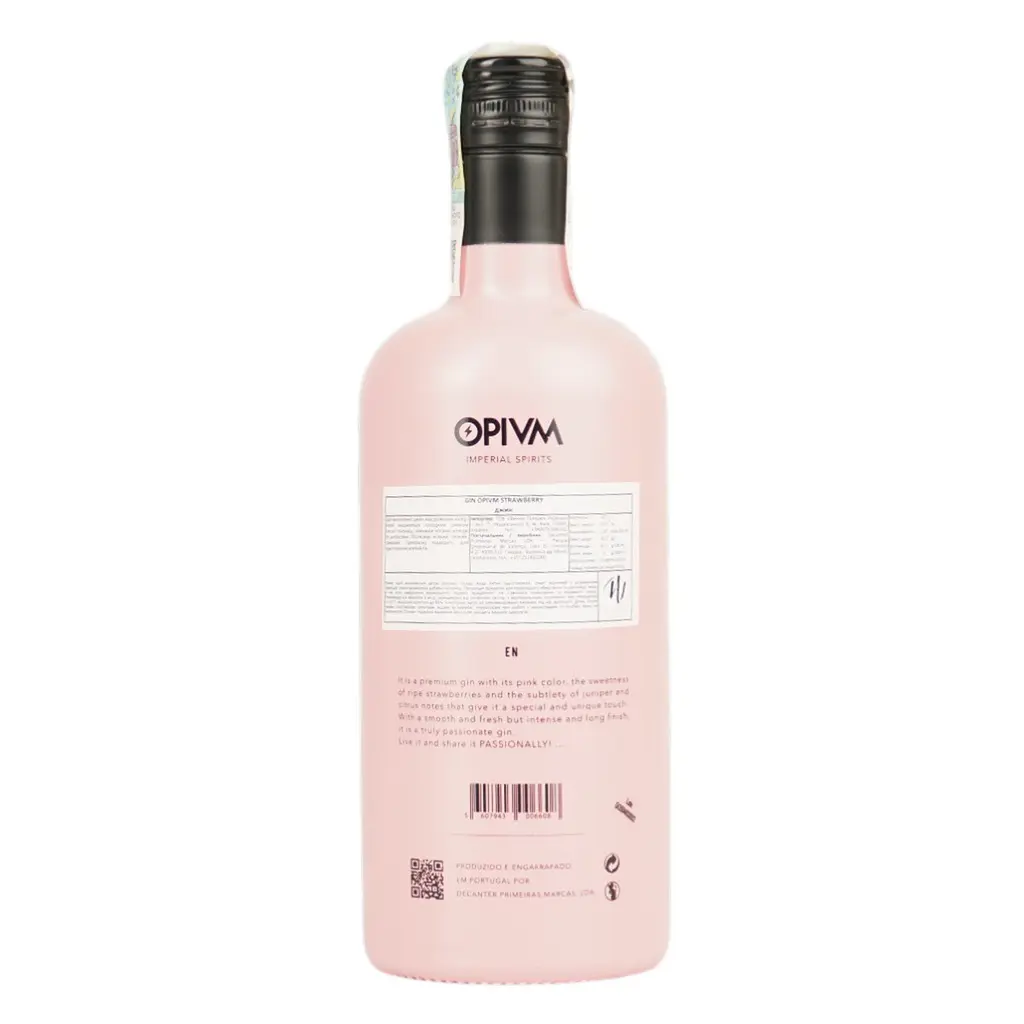 Джин Opivm Strawberry 37.5% 0.7 л - фото 4