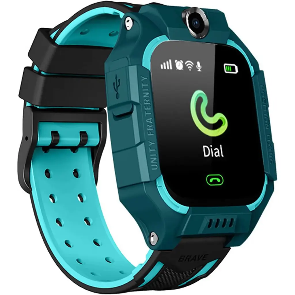 Дитячий смарт-годинник No Brand Q19 Blue (16110-hbr) - фото 2
