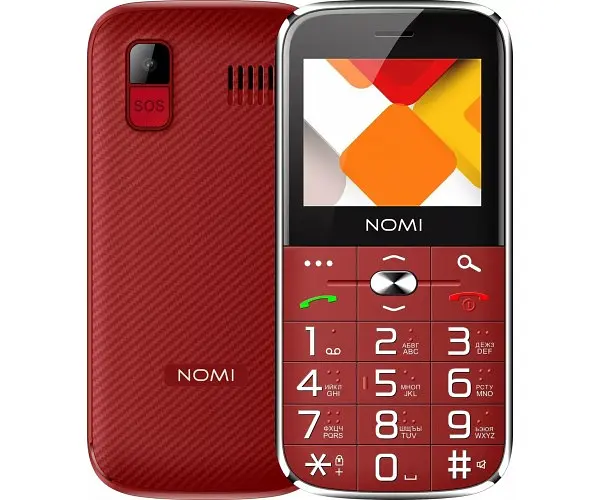 Телефон Nomi i220 з док-станцією червоний (001006070721) - фото 3