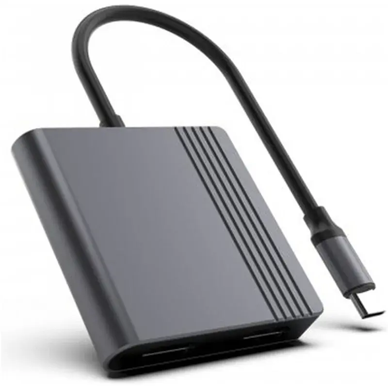 Перехідник USB-C M to HDMI F + DisplayPort F 4K60Hz Cablexpert (A-CM-HDMIFDPF-01) - фото 3