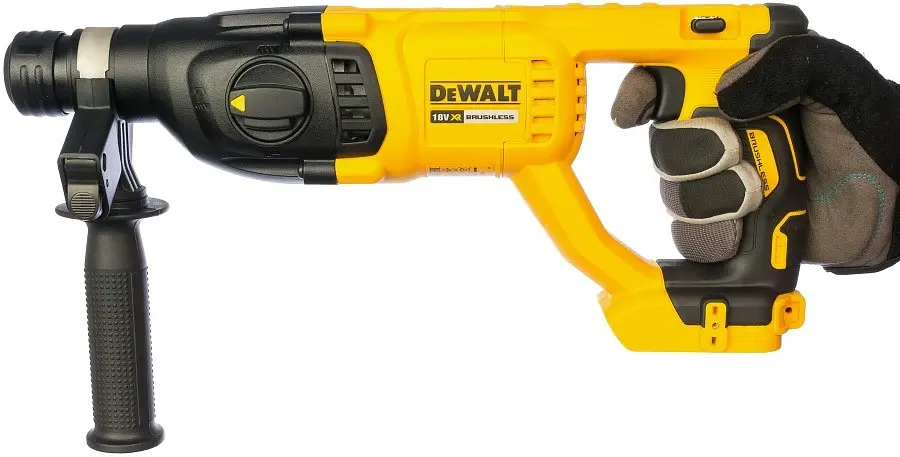DeWALT Перфоратор акумуляторний DeWalt SDS PLUS 18В 2.6Дж 0-5500уд/хв 0-1150об/хв 3 режими 2.77кг без АКБ та ЗП - фото 3
