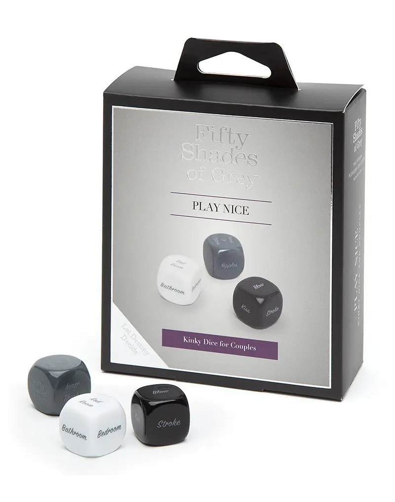 Эротическая игра для пары Fifty Shades of Grey, 3 кубика - фото 3