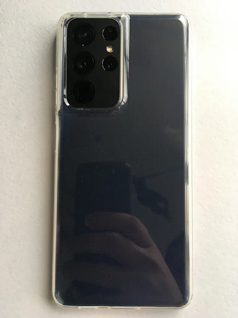 Чохол прозорий протиударний Spigen Liquid Crystal ACS02348 для Samsung Galaxy S21 Ultra (6.8") - фото 8