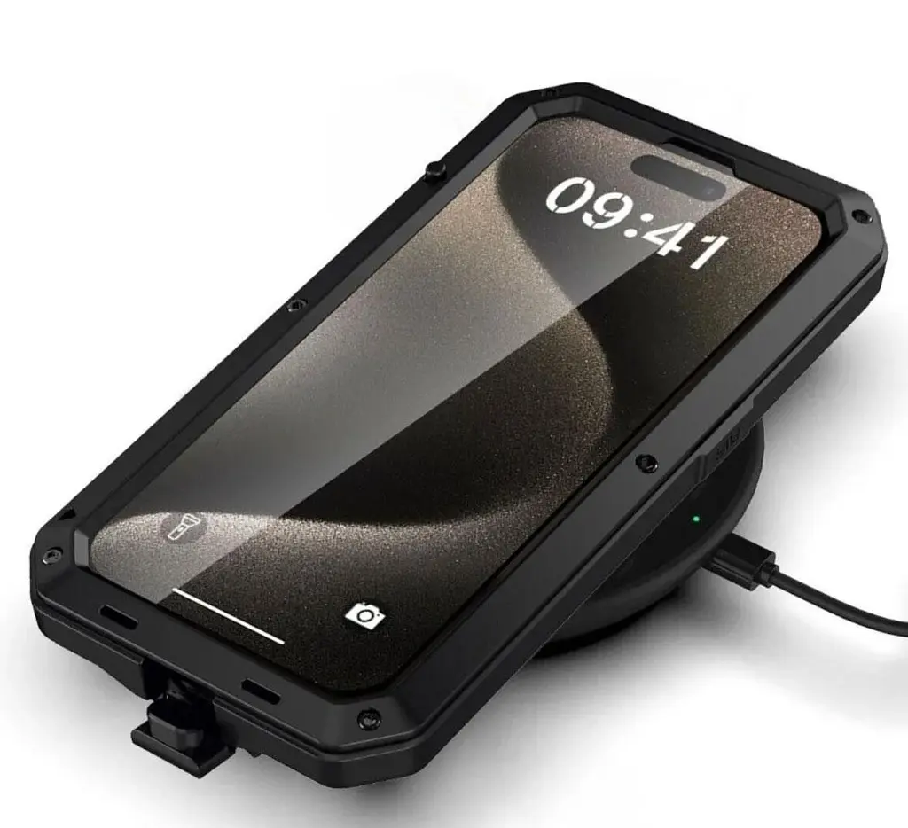 Противоударный чехол Primo Doom Armor для смартфона Apple iPhone 15 Plus Black - фото 5