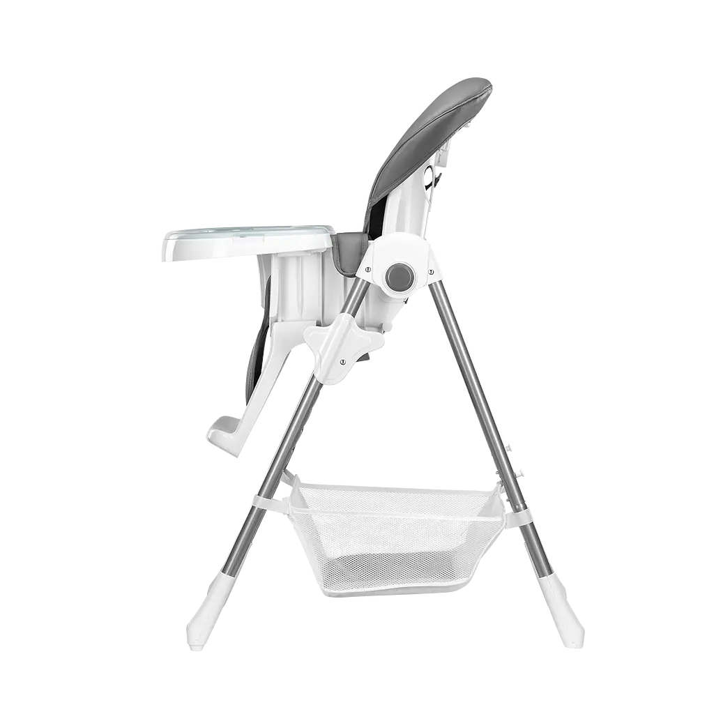 Стільчик для годування Lionelo Linn Plus сірий з білим (LO.LI02) - фото 3