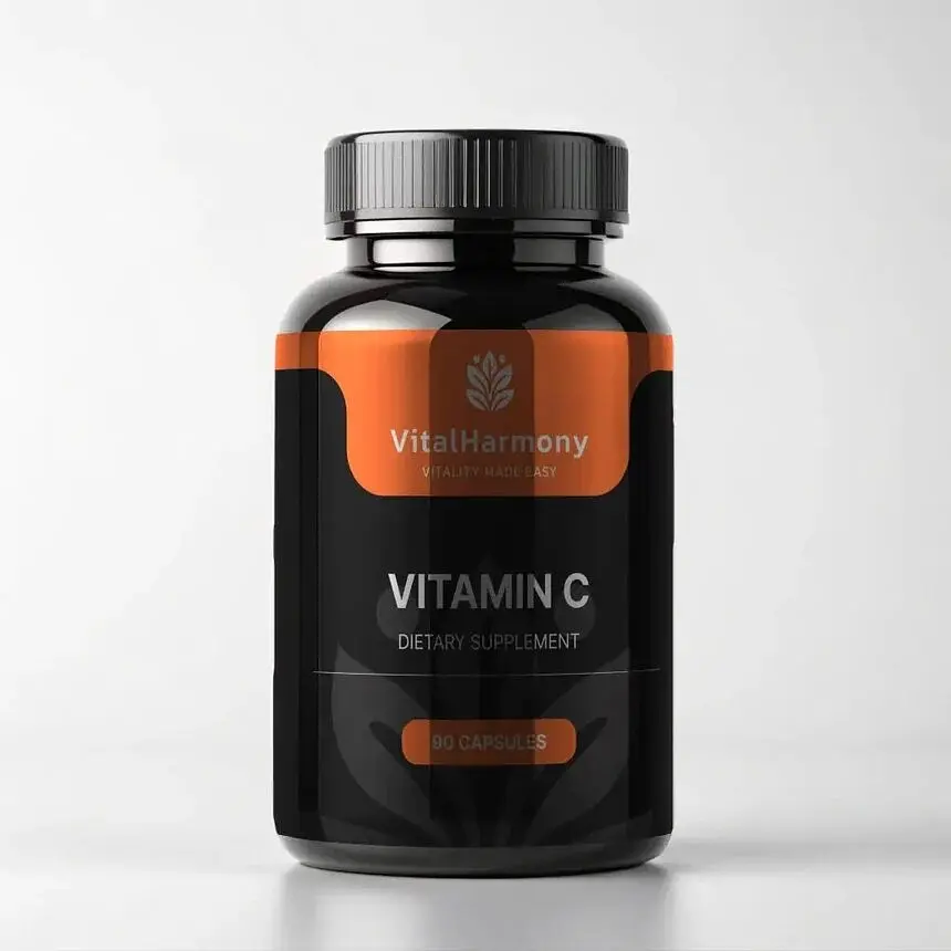 Аскорбінова кислота VitalHarmony Vitamin C 1000, 90 капсул