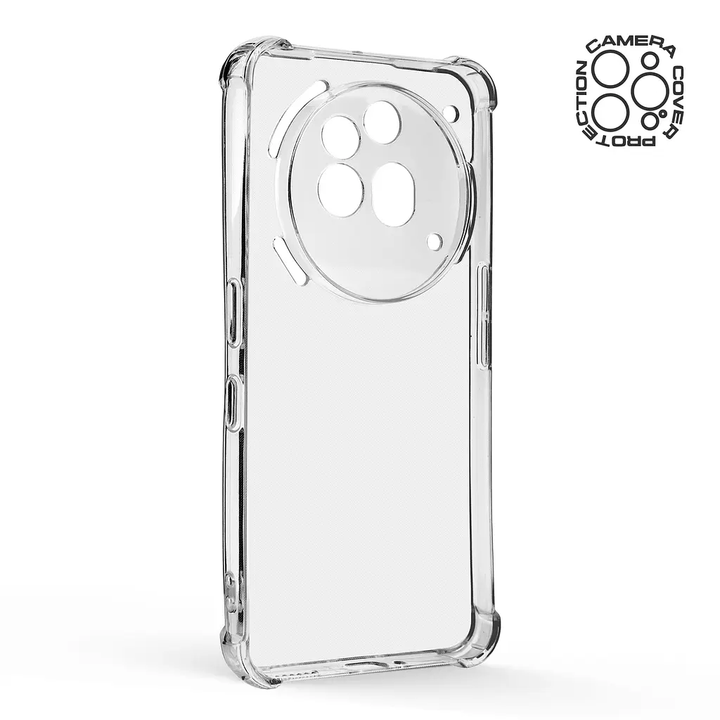 Прозрачный чехол для Nothing Phone (3a) Pro с защитой камеры и усиленными бортами, тонкий, силиконовый, бесцветный, ударостойкий, противоударный бампер c закрытой камерой, ArmorStandart (ARM85469) - фото 2