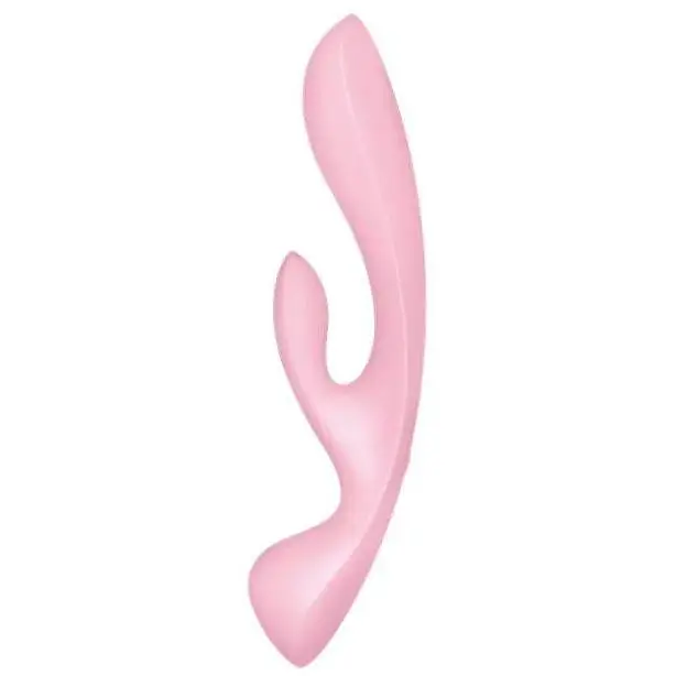 Вібратор-кролик Satisfyer Triple Oh Pink - фото 2