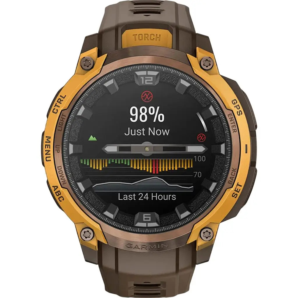 Смарт-годинник Garmin Instinct Crossover AMOLED Bronze/Sunburst (010-03398-01) [172568] - фото 9