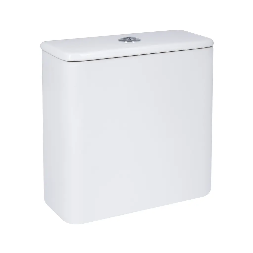 Унитаз-компакт Qtap Presto Quadro безободковый с сиденьем Soft-close QT24221215AW, Белый - фото 10