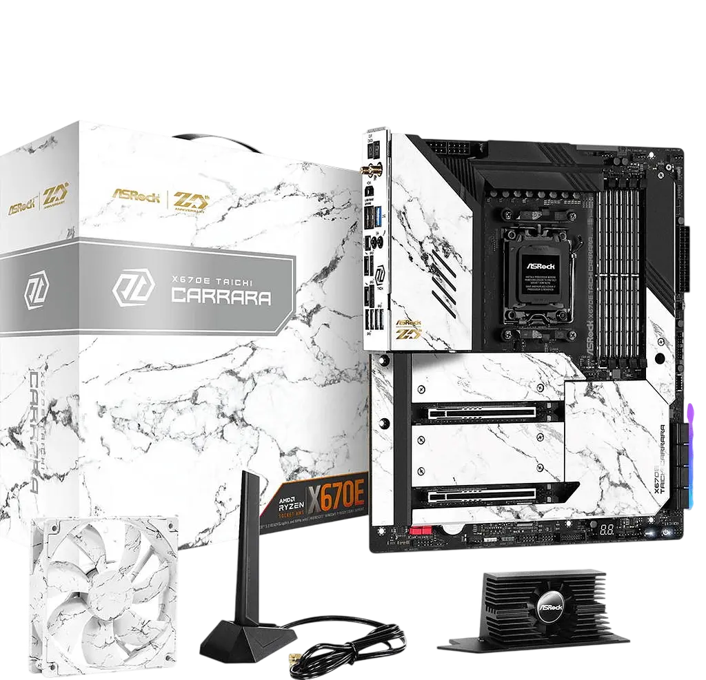 Материнська плата ASRock X670E Taichi Carrara Socket AM5 (X670E Taichi Carrara) Б/В - фото 4