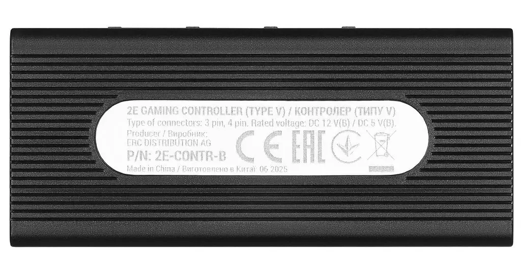Контролер 2E GAMING CONTR-V ARGB 10 fans 4pin, SATA +5V 3pin, пульт - фото 3