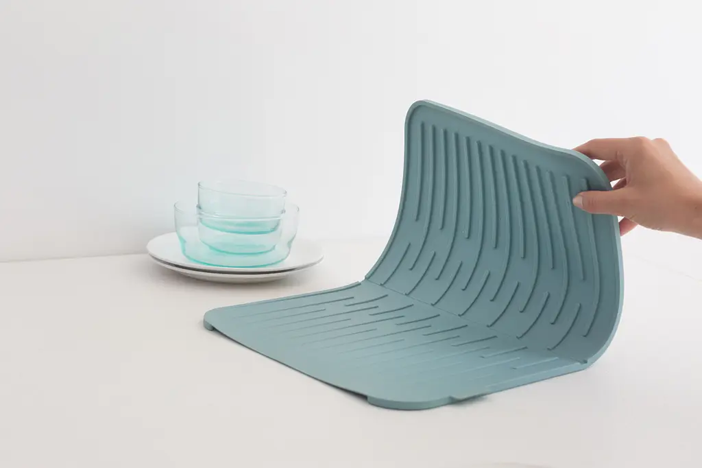 Коврик-сушилка для посуды Brabantia Dish Drying, 43,8х32,5х0,9 см, мятный (117480) - фото 2