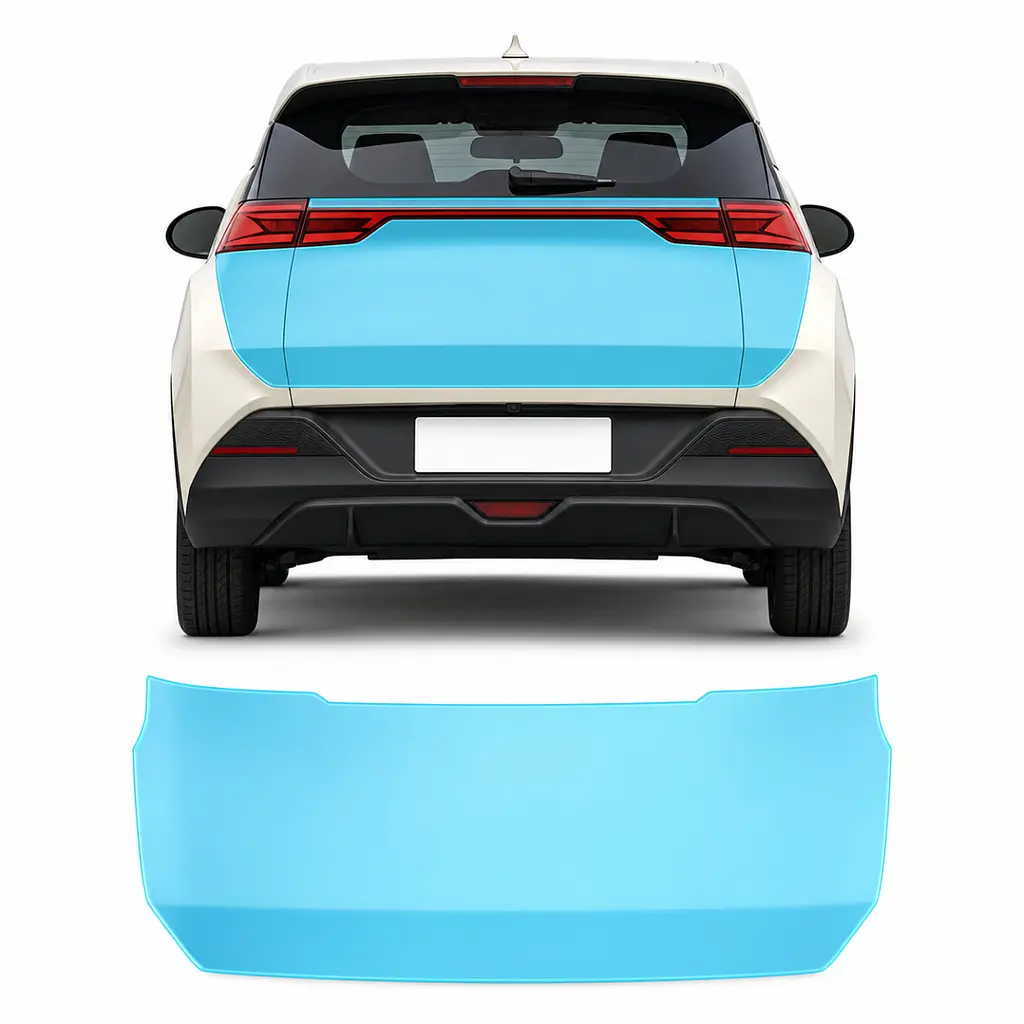 Антигравійна захисна бронеплівка за лекалами для BYD Seagull (Dolphin Surf) I 2023- зона кришки багажника