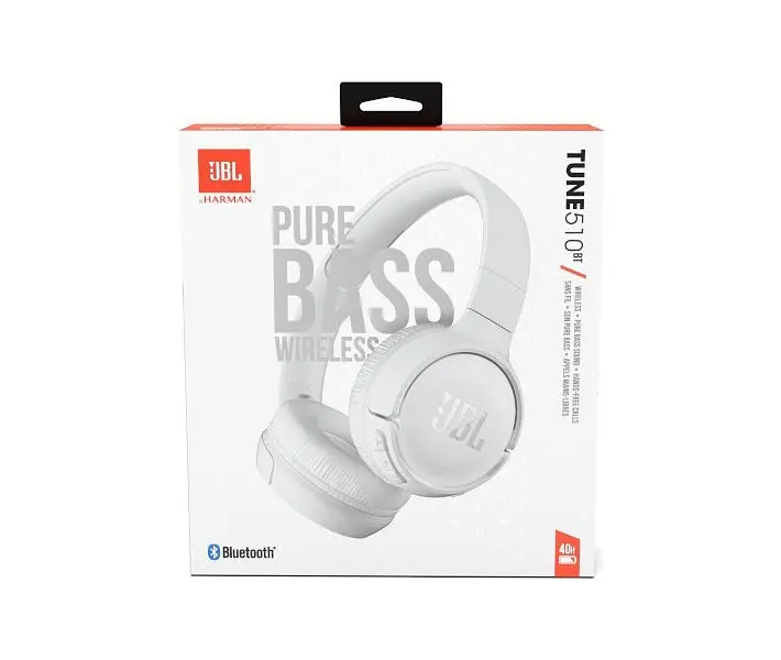 Навушники JBL з мікрофоном Tune 510BT White (JBLT510BTWHTEU) (UA) - фото 8