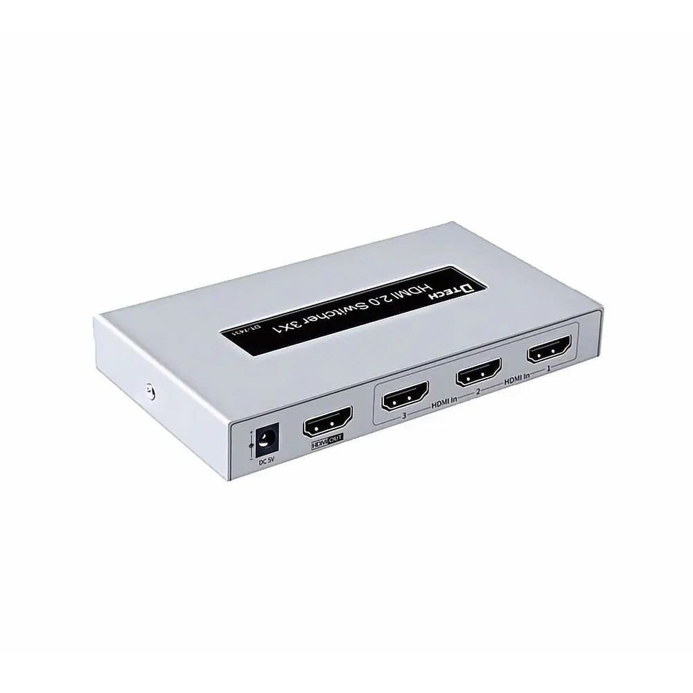 Комутатор 4K HDMI 2.0 3x1 Dtech DT-7431 (74-00123) - фото 2
