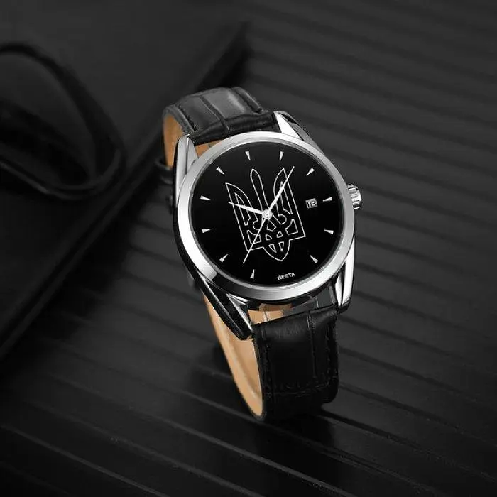 Чоловічий наручний годинник Besta pyzub Leather - фото 6