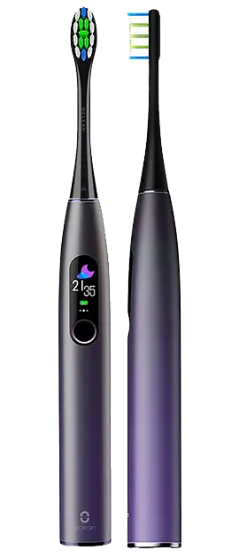 Электрическая зубная щетка Oclean X Pro Aurora Purple Smart Sonic Toothbrush - фото 2