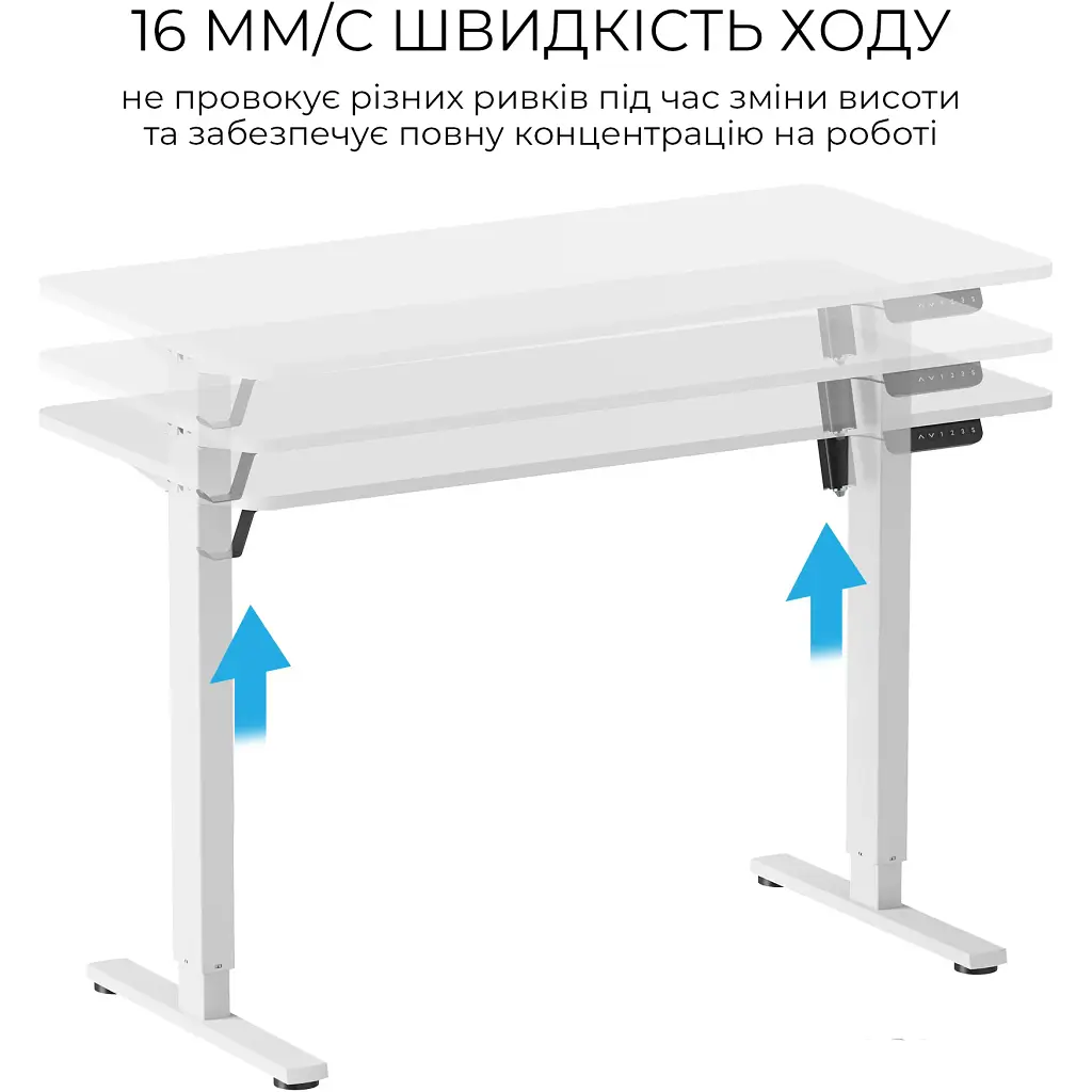 Комп'ютерний ігровий стіл OfficePro ODE1260W White [124832] - фото 5