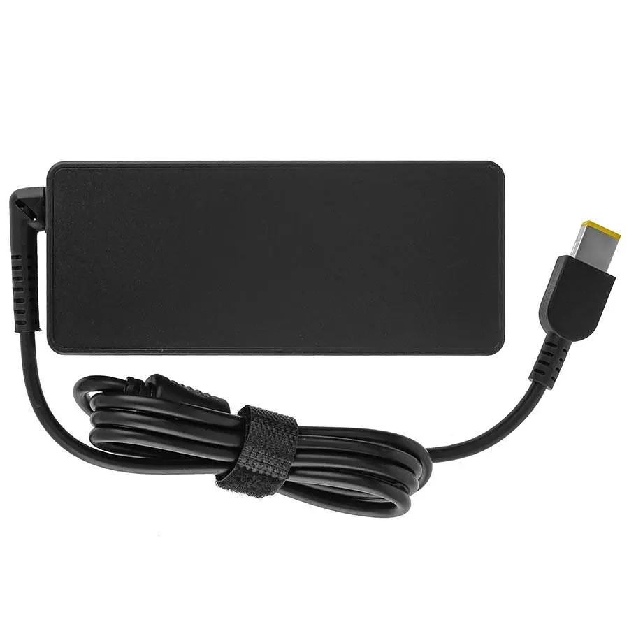 Блок живлення для ноутбука LENOVO 20V 4.5A USB+pin (Square 5 Pin DC Plug) чорний (без кабелю!) - фото 3