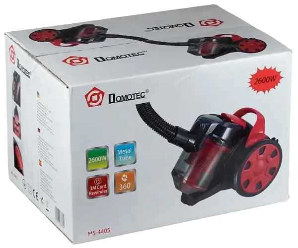 Пилосос для сухого прибирання Domotec MS-4405 червоний 2600W (MS-4405_1435) - фото 6