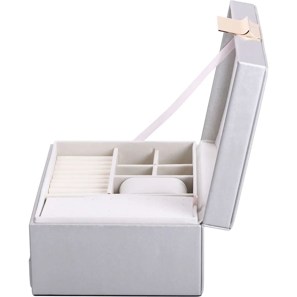 Скринька-органайзер для прикрас Yiwu 23x17x11 см сіра HP-5-36G - фото 7