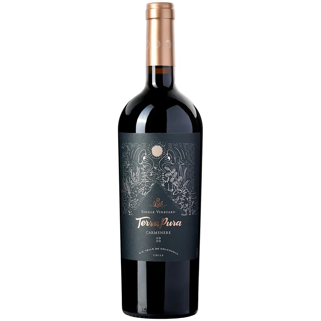 Вино Terra Pura Carmenere Single Vineyard червоне сухе 0.75 л