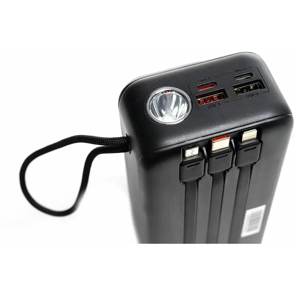 Батарея універсальна Hölmer NRG-02 Cheetah 30000mAh 22.5W Black (NRG-02 Cheetah) - фото 7