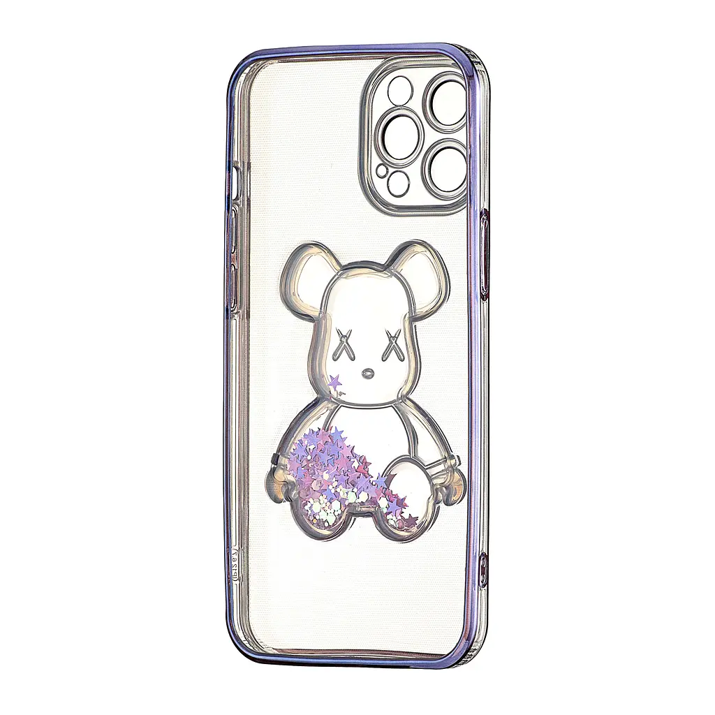 Чохол Shining Bear Case Protected Camera iPhone 12 Pro Max Purple - фото 3