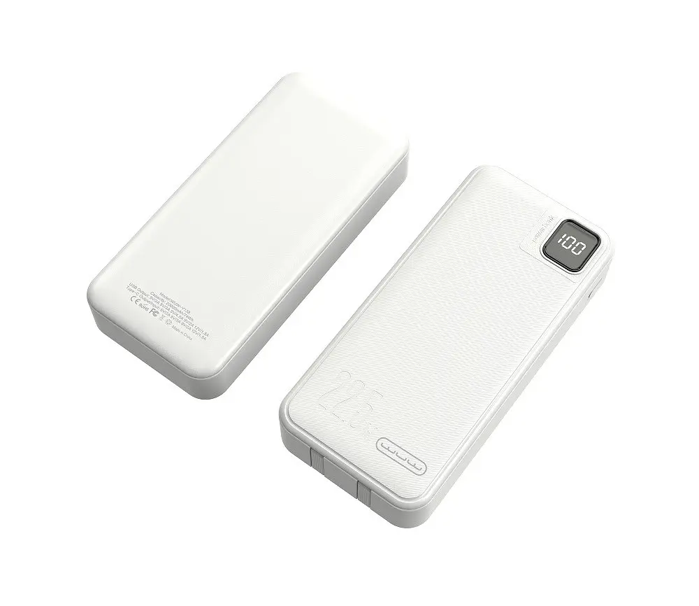 Внешний аккумулятор WUW Y138 20000 mAh 22.5W белый - фото 4