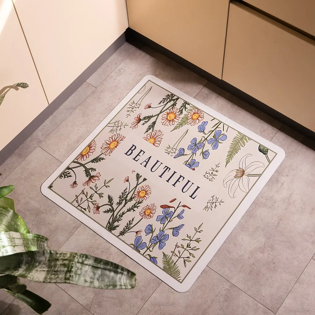 Килимок універсальний Beautiful 58*58 см діатомітовий Yiwu HP-42-160 - фото 2