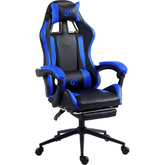 Геймерське крісло GT Racer чорне із синім (X-2323 Black/Blue) - фото 7
