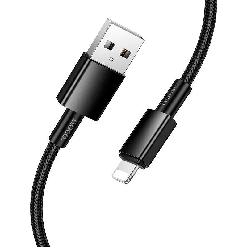 Кабель Hoco Lightning Energy зарядный кабель для передачи данных X119 1 м 2.4A - фото 2
