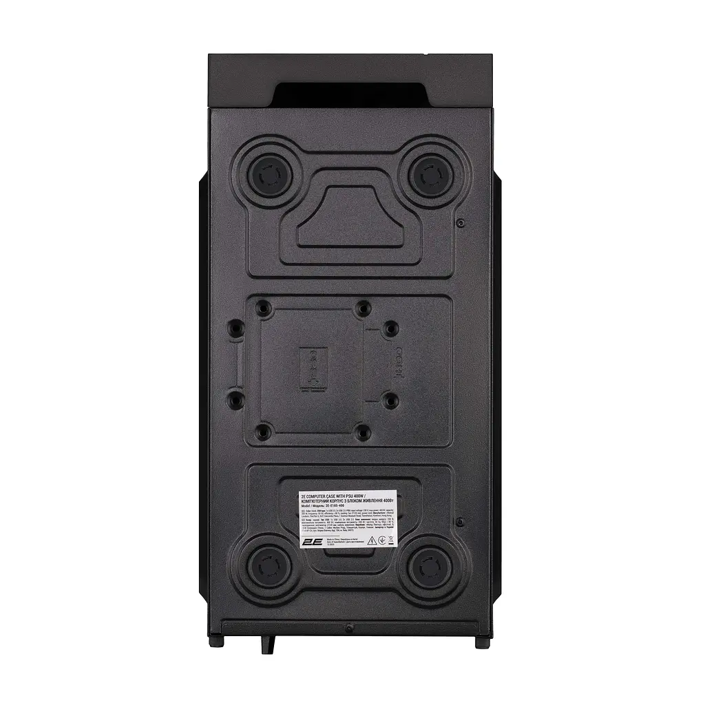 2E Корпус Alfa E185-400 з БЖ 2E ATX400W, 1xUSB3.0, 2xUSB2.0, VGA 310мм, ATX, чорний - фото 4