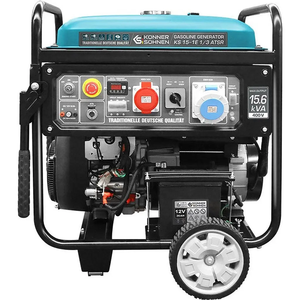 Генератор бензиновий Konner&Sohnen KS 15-1E 1/3 ATSR [116991] - фото 4