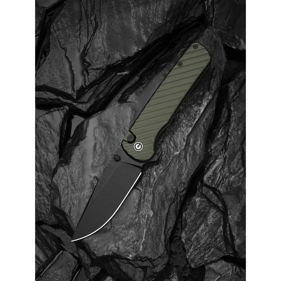 Ніж складаний туристичний Civivi Iron Tide (8.2 см) 14C28N / Aluminum зелений - фото 9