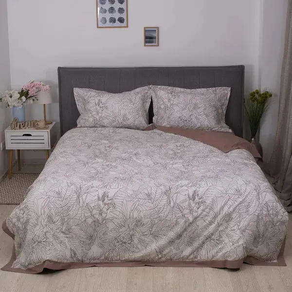 Постільна білизна євро Viluta Brushed Warm Cotton WC 13 220х200 см - фото 2