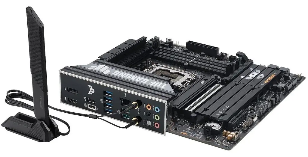 Материнська плата ASUS TUF GAMING B860M-PLUS WIFI (TUF GAMING B860M-PLUS WIFI) (Socket 1851, Intel B860, Micro-ATX) - фото 5
