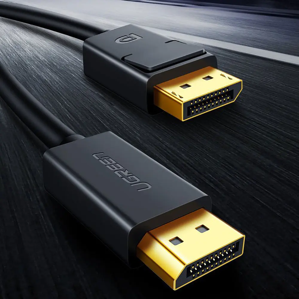 Кабель Ugreen DisplayPort M - M V1.2 Кабель 4K 60Гц 2K 144 Гц 3 м DP102 черный - фото 2