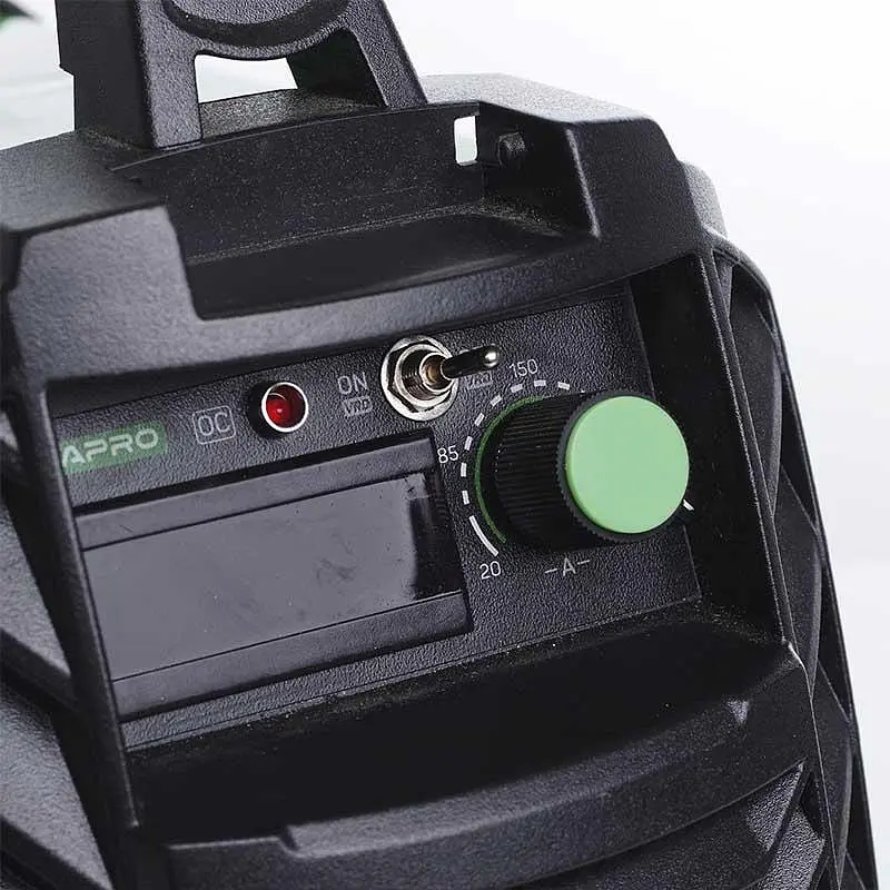 Сварочный аппарат инверторный APRO MMA-280K 5 мм + набор кабелей и пластиковый кейс 30412 - фото 6